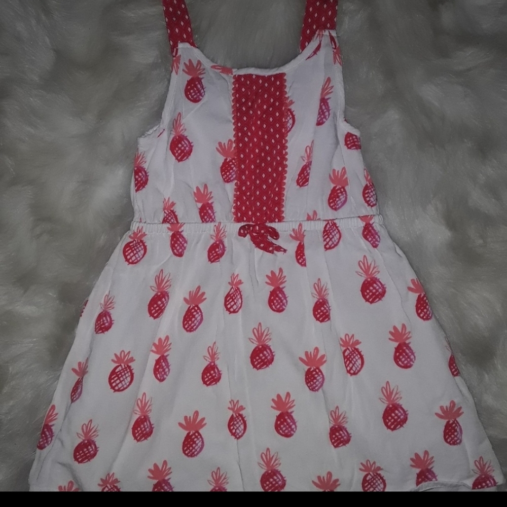 Girls pineapple Gymboree soft dress sz 10